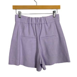 Veronica Beard Soft Lilac Elbe Pleated Shorts - Size 0 (We Have Matching Top!)