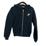 Radix Tour Black Zip Up Hooded Sweatshirt- Size XS (see notes)