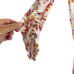 Isabel Marant Albini Paisley Print Silk Blend Cinched Dress- Size 34
