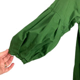 Pomander Place Green V-Neck with Puff Sleeves Maisie Dress- Size XL (sold out online)