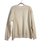 The Post Cream Crewneck Sweatshirt - Size M