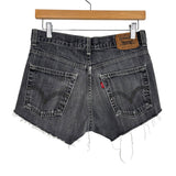 Levi's 514 Washed Black Slim Straight Shorts - 16R 28x28