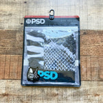 PSD Black/White Snakeskin and Animal Print Color Block Sports Bra NWT- Size XL