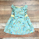 Oso & Me Sage Citrus and Chickens Dress- Size 4 (we have matching boy outfit)