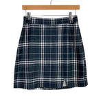 MSBASIC Black/White Plaid Mini Skirt- Size M (Sold Out Online)