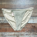 Aerie Mint Green Crochet Overlay Bikini Bottoms- Size S (see notes)