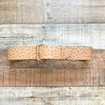 J & M Davidson Tan Leather Belt (fits like XS)