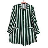 Pomander Place Forest Green Striped Bradley Dress- Size XL (see notes, sold out online)