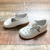 L'Amour White Leather T-Strap Mary Janes- Size 7 (see notes)