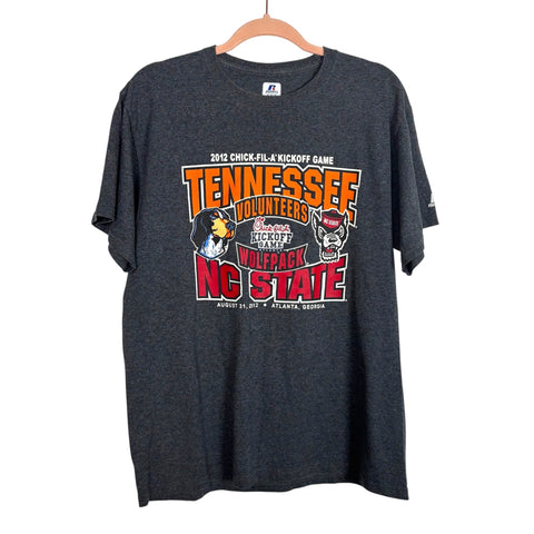 Russell Athletic Charcoal Grey Tennessee/Chick-Fil-A T-Shirt - Size M
