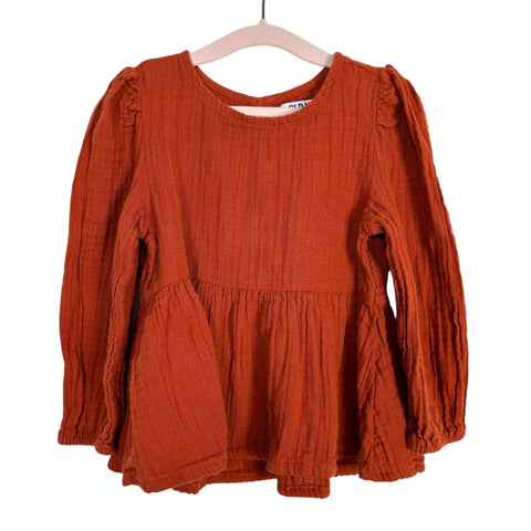 Old Navy Burnt Orange Top - Size 3T