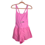 Free People Movement Pink Front Cutout Workout Romper- Size M