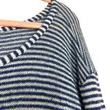 Brandy Melville Navy and White Striped Long Sleeve Top- One Size Fits All (see notes)
