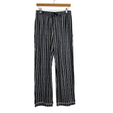 Benny + Co. By Kenzkustomz Black and White Striped Pajama Set NWT- Size M