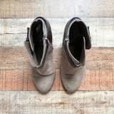 Carlos Brown Suede Side Buckle Booties- Size 8.5 (see notes)