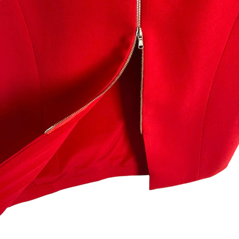 antonio berardi red dress Antonio Berardi Red V-Neck Dress IT40 NWT