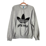 The Social Life Light Gray Phi Mu Sweatshirt- Size XL (see notes)