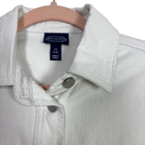 Scoop White Denim Button Up Shirt Dress- Size XS (see notes)