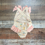 Sal & Pimenta White Ice Cream Cone Swimsuit - Size 3T