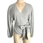 Majorelle Grey Wrap Top NWT- Size M