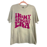 Comfort Colors Cream In My Spooky Era Tee- Size L (see notes)