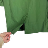 J Crew Green Belted Removable Hood Trench Coat- Size 8