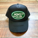 Otto Black Moms Club Back Mesh Adjustable Hat- One Size Fits Most