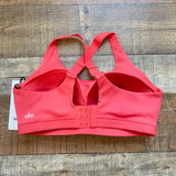 Alo Red Hot Summer with Back Criss Cross Straps Bra NWT- Size 36D