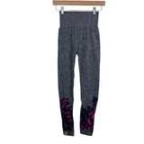 Monreal London Heathered Floral Leggings- One Size (Fit like XS/S, Inseam 25")