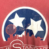 Comfort Colors Berry Red The Standard Knoxville Long Sleeve Tee- Size L (see notes)