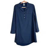 Levi Straus & Co. Blue Polka Dot Shirt Dress- Size L