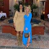 A.L.C. Blue Ribbed Knit with Cut Out and Asymmetrical Hem and Slit Maxi Dress- Size XS (see notes, sold out online)