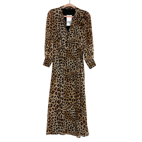 Zara Animal Print Dress NWT- Size XS