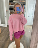 Free People Movement Pink with Built In Briefs The Way Home Athletic Shorts- Size S