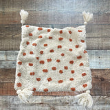 No Brand (Ebb & Thread) Cream and Brick Polka Dot Pillow Cover (see notes)