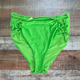 Aerie Cheeky Green Side Lace Swim Bottoms - Size M