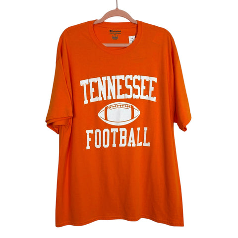 Champion Orange Basic Football T-Shirt NWT - Size Men's XL