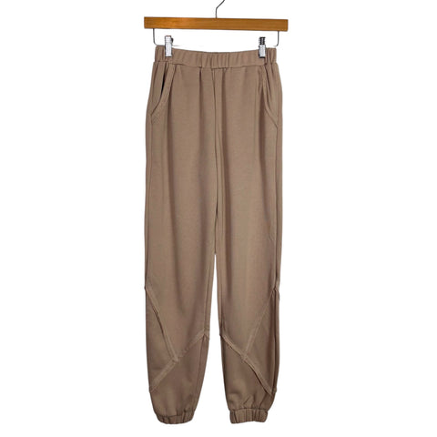 Amaryllis Mocha Exposed Seam Joggers- Size XS (we have matching top)