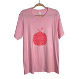Bella + Canvas Pink Moonbug Cocomelon & Coffee Tee- Size L