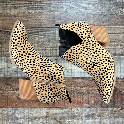 Qupid Animal Print Booties - Size 7 (In Great Condition)