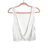 Offline by Aerie White Twist Back Cropped Tank- Size S (see notes, sold out online)