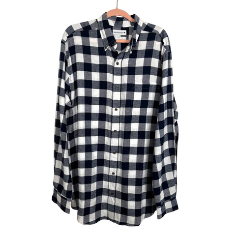Saddlebred Plaid Big & Tall Flannel Shirt - Size Men's LT