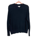 BP Black Ribbed Knit Sweater- Size S
