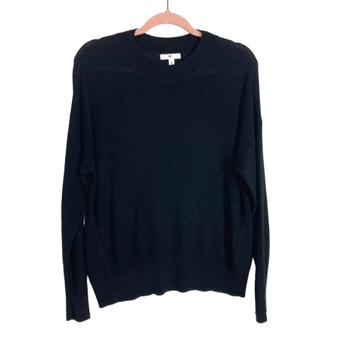 BP Black Ribbed Knit Sweater- Size S