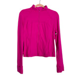 Lululemon Bright Pink Zip Up Jacket- Size 12