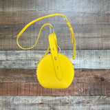 Rebecca Minkoff Yellow Leather Round Handbag