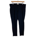J Crew Black Velvet Polka Dot Gigi Pants- Size 12 (Inseam 27.5")