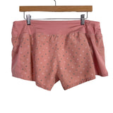 Nike Blush with Gray Polka Dots Running Shorts- Size XL