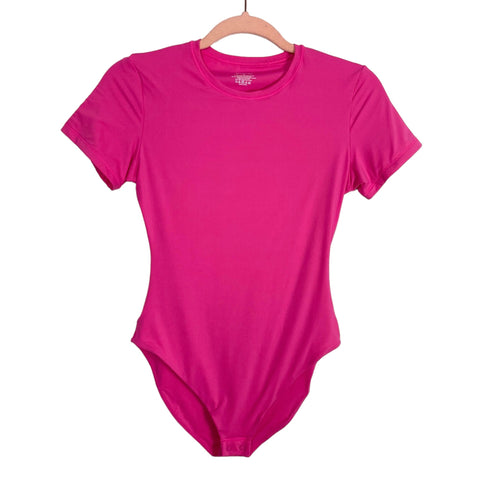 Pattern Hour Bright Pink Bodysuit NWT- Size M