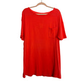 We the Free Radiant Watermelon Oversized Front Pocket Top NWT- Size S